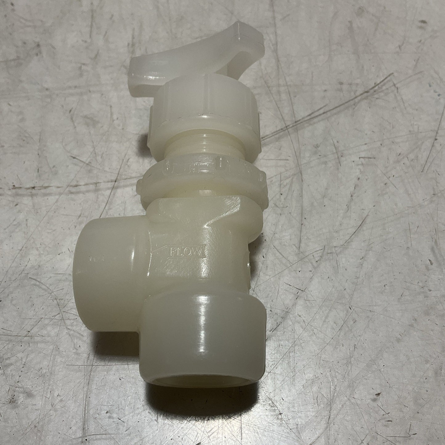 GEORGE FISCHER +GF+ 225434 - 155.522.581  WHITE  NEEDLE VALVE  PVDF  U3S