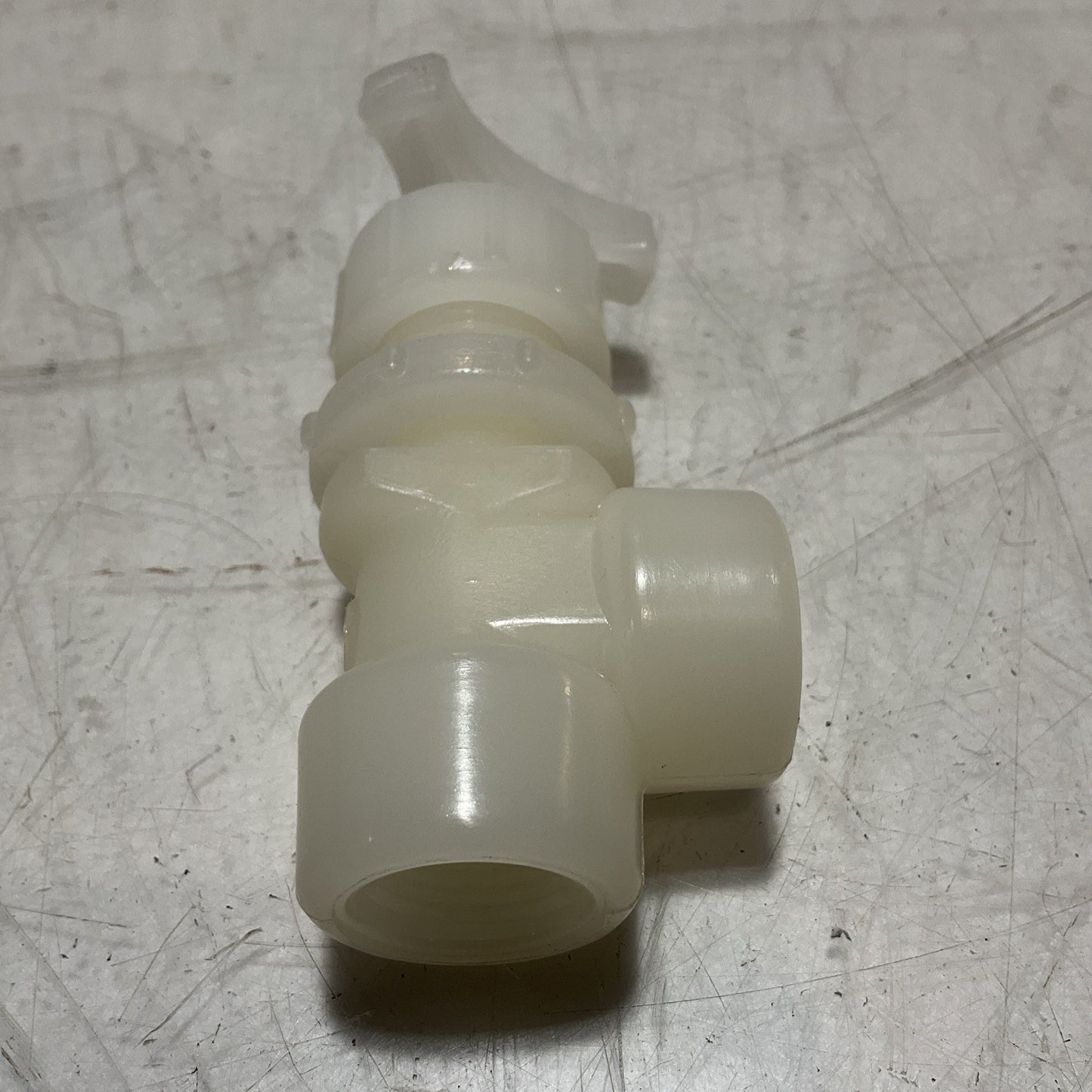 GEORGE FISCHER +GF+ 225434 - 155.522.581  WHITE  NEEDLE VALVE  PVDF  U3S