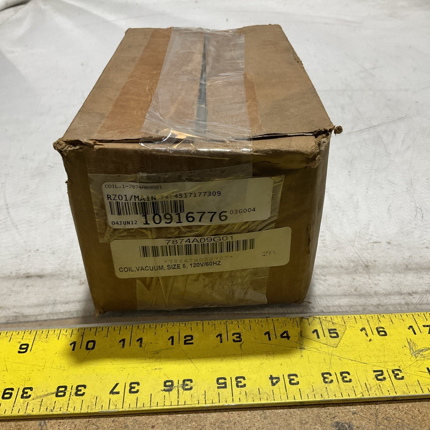 EATON 786678022727-7874A09G01  VACUUM COIL SIZE 5 120V/60HZ U3S