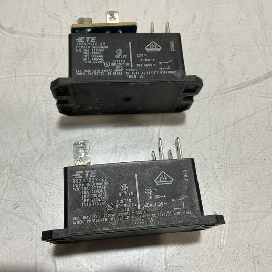 ETE  T92S7D22-22   REPLACEMENT FURNACE POWER RELAY  LOT OF 2  U3S