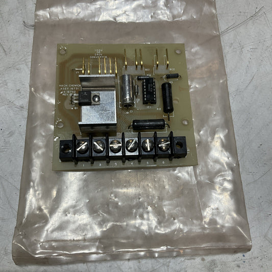 HACH CHEMICAL FS16732  ASSY 16731 REV D 120/240V CONVERTE CIRCUIT BOARD U3S