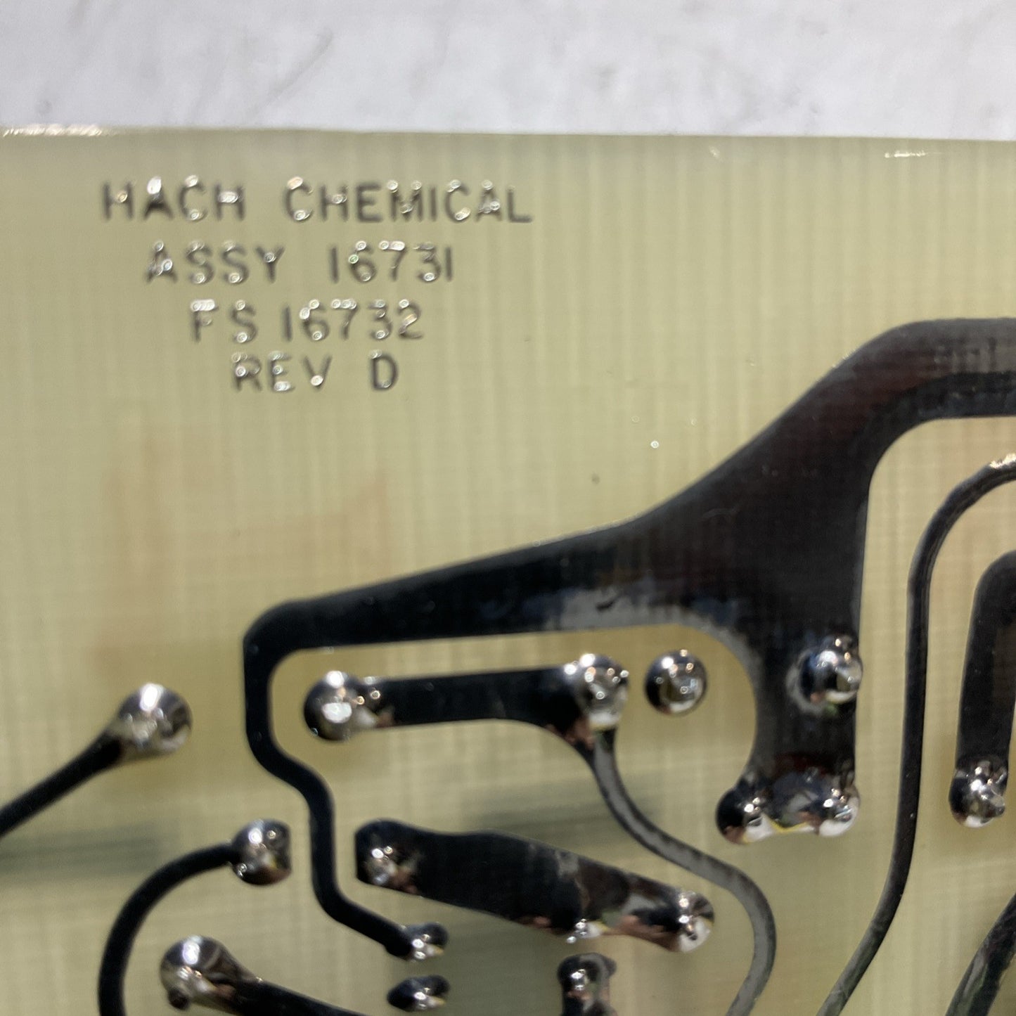 HACH CHEMICAL FS16732  ASSY 16731 REV D 120/240V CONVERTE CIRCUIT BOARD U3S