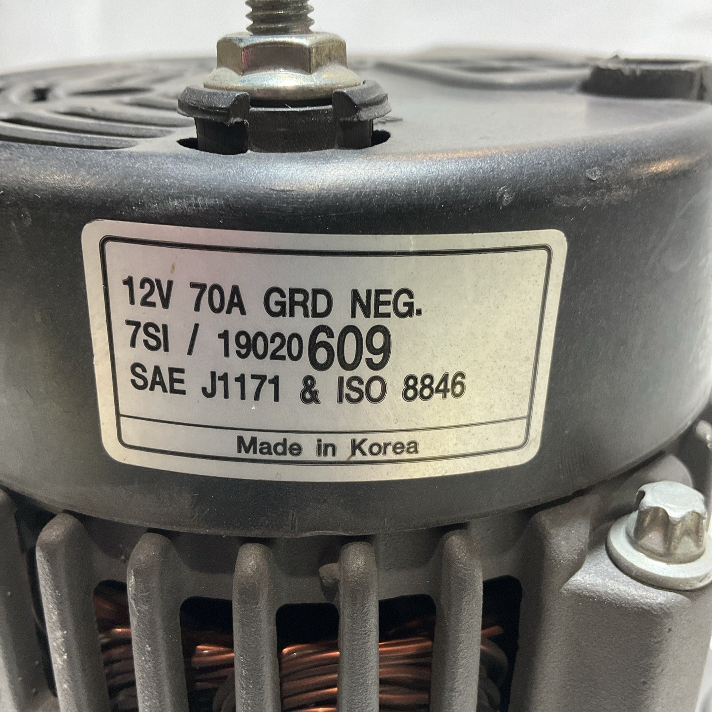 DELCO-REMY 7SI 19020609-SAEJ1171-IS08846 ALTERNATOR  U3S