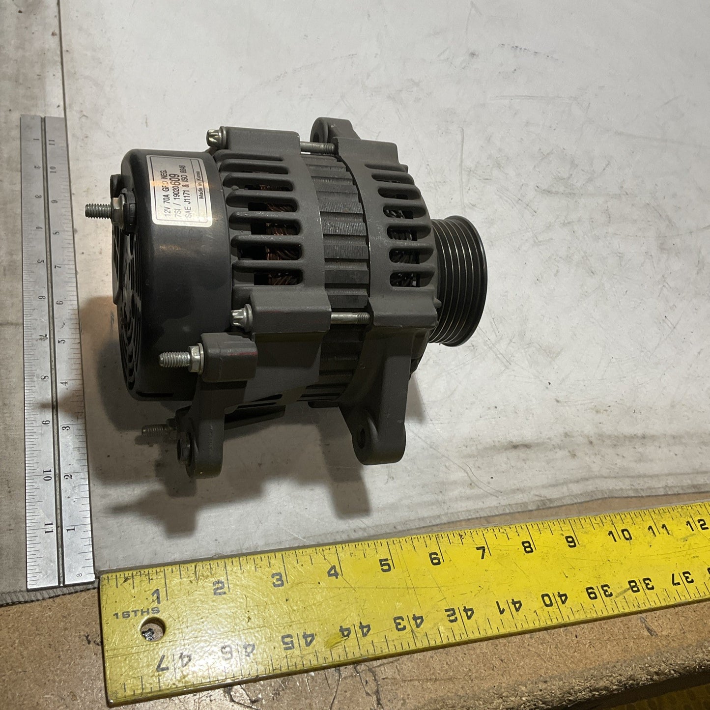 DELCO-REMY 7SI 19020609-SAEJ1171-IS08846 ALTERNATOR  U3S