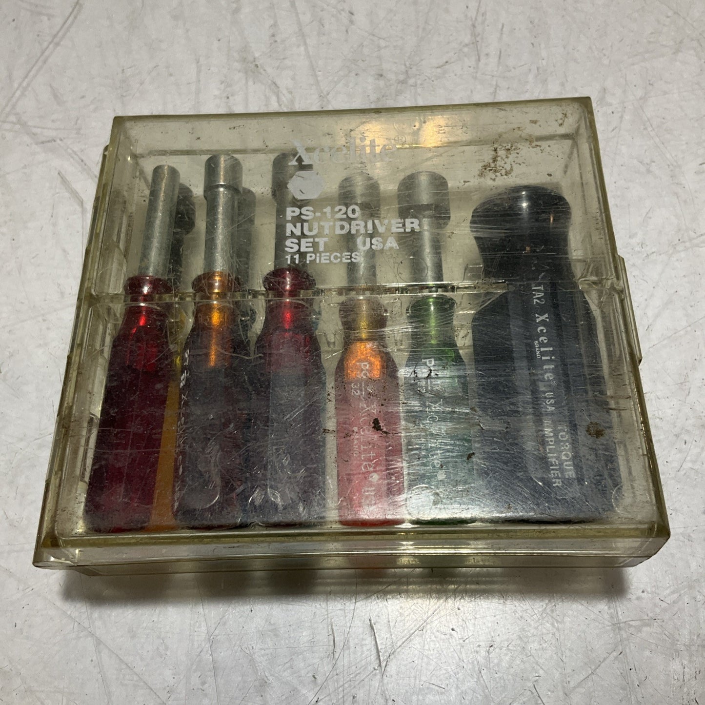 XCELITE  PS-120  NUT DRIVER  SCREWDRIVER SET LOT OF 8 U3S