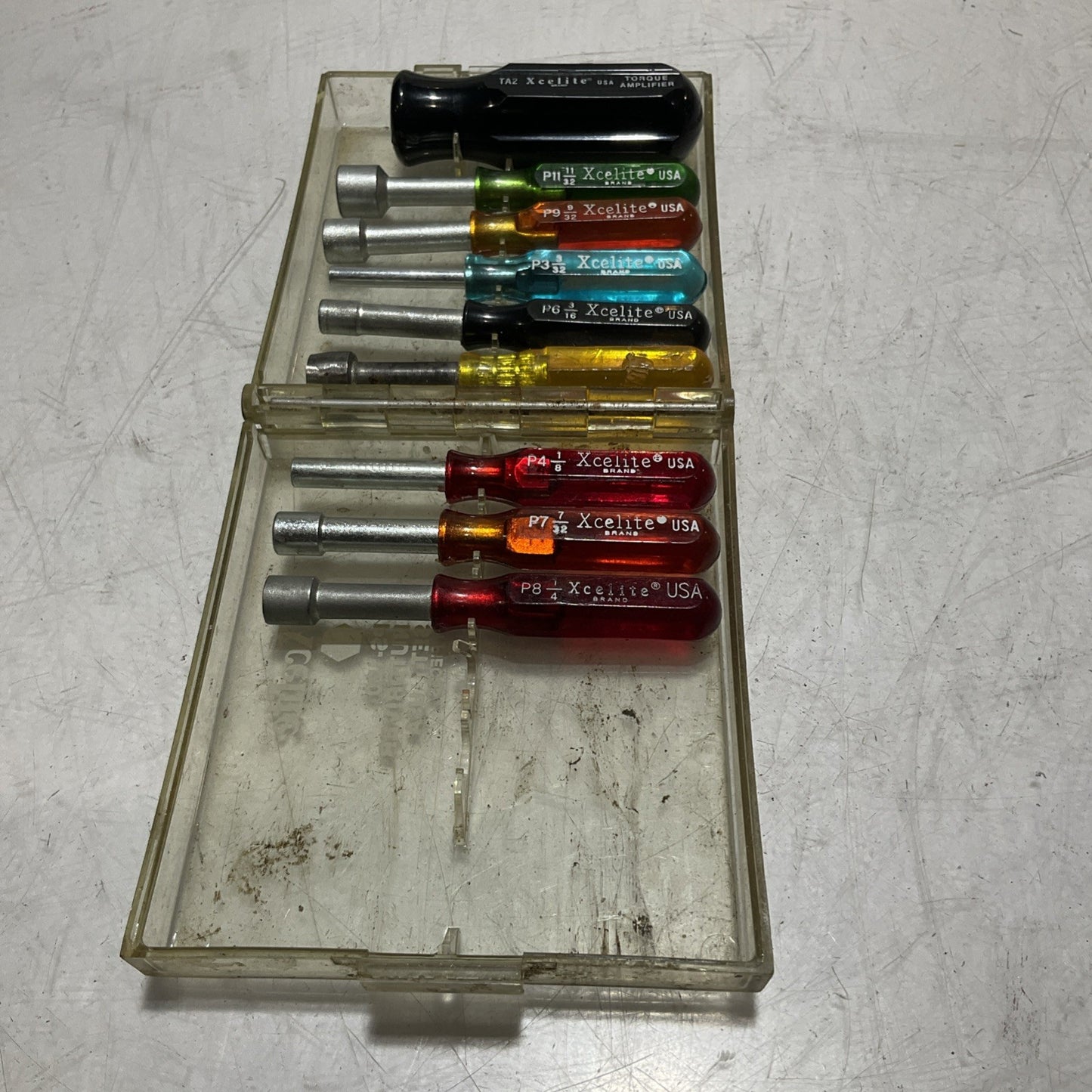 XCELITE  PS-120  NUT DRIVER  SCREWDRIVER SET LOT OF 8 U3S