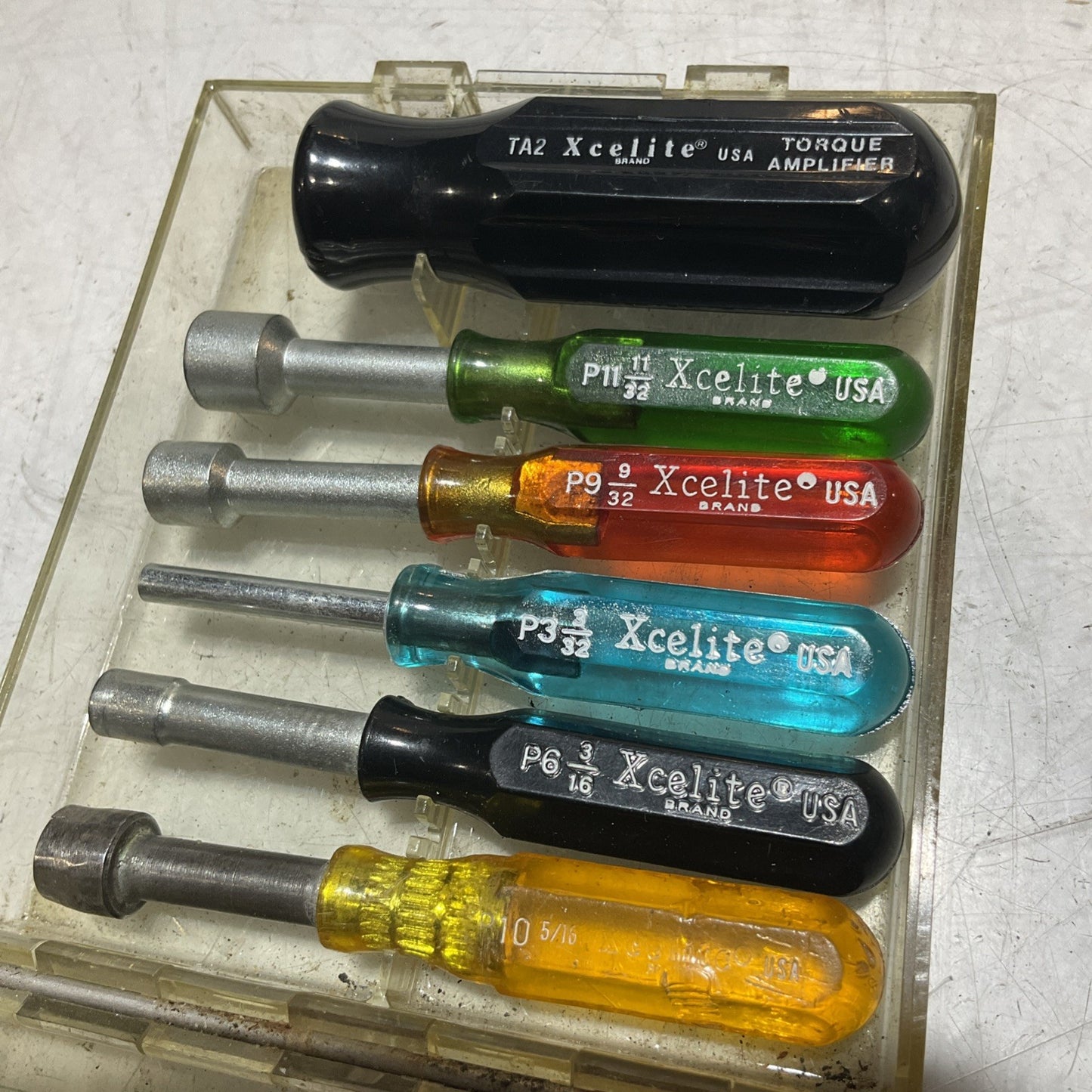 XCELITE  PS-120  NUT DRIVER  SCREWDRIVER SET LOT OF 8 U3S