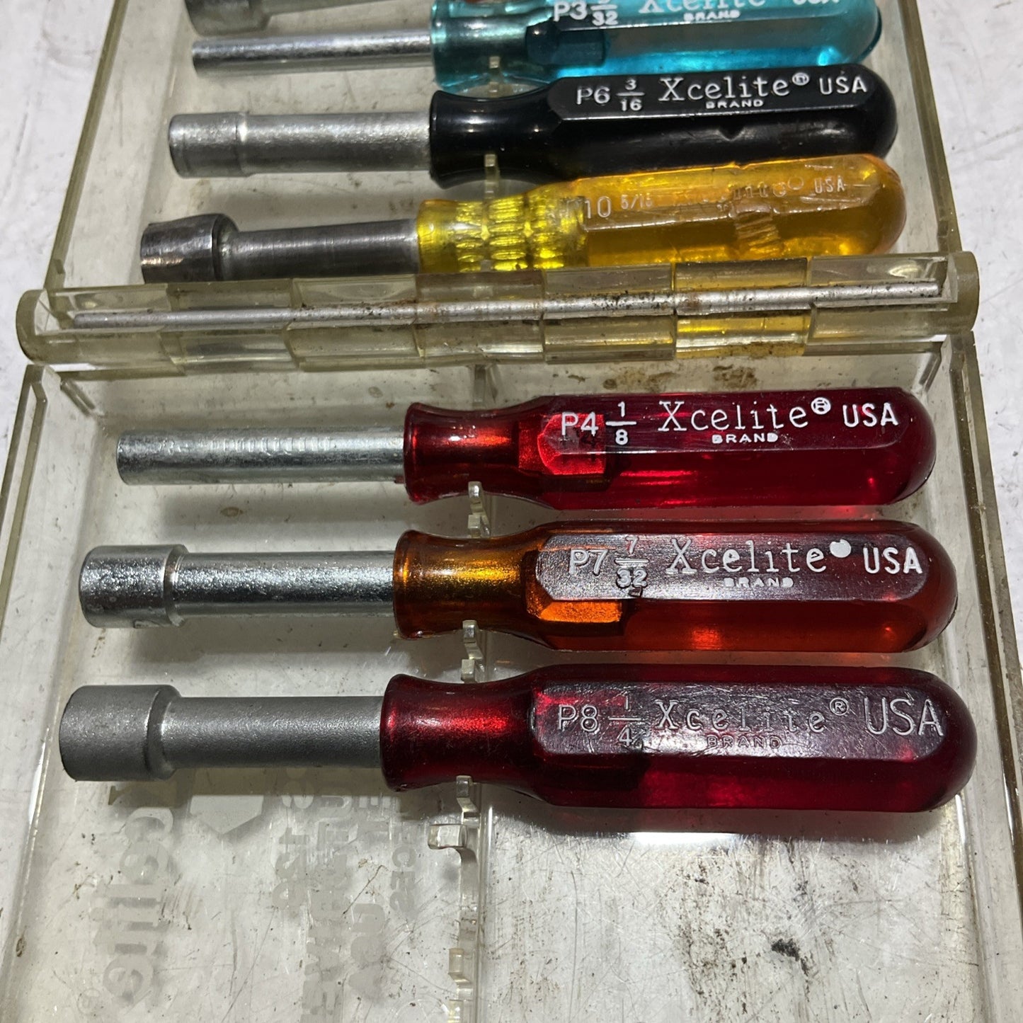 XCELITE  PS-120  NUT DRIVER  SCREWDRIVER SET LOT OF 8 U3S