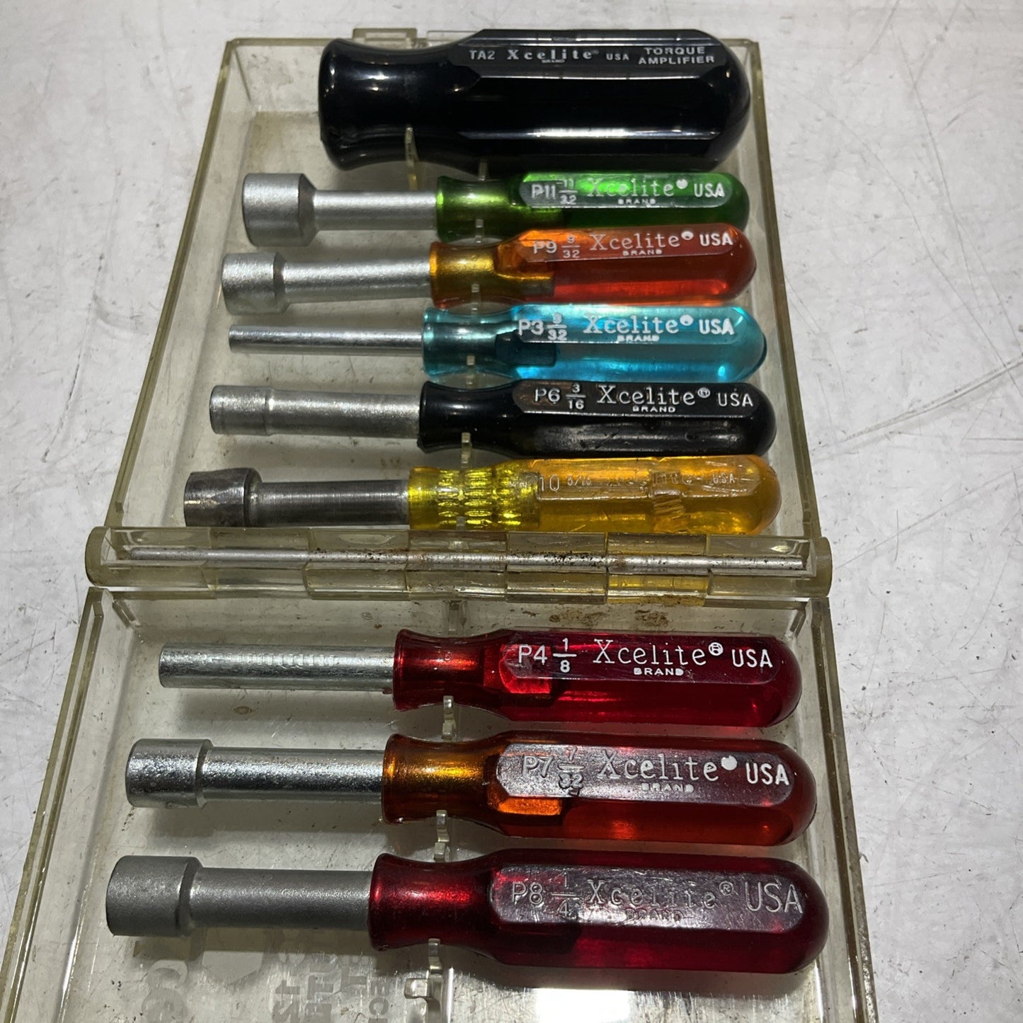 XCELITE  PS-120  NUT DRIVER  SCREWDRIVER SET LOT OF 8 U3S