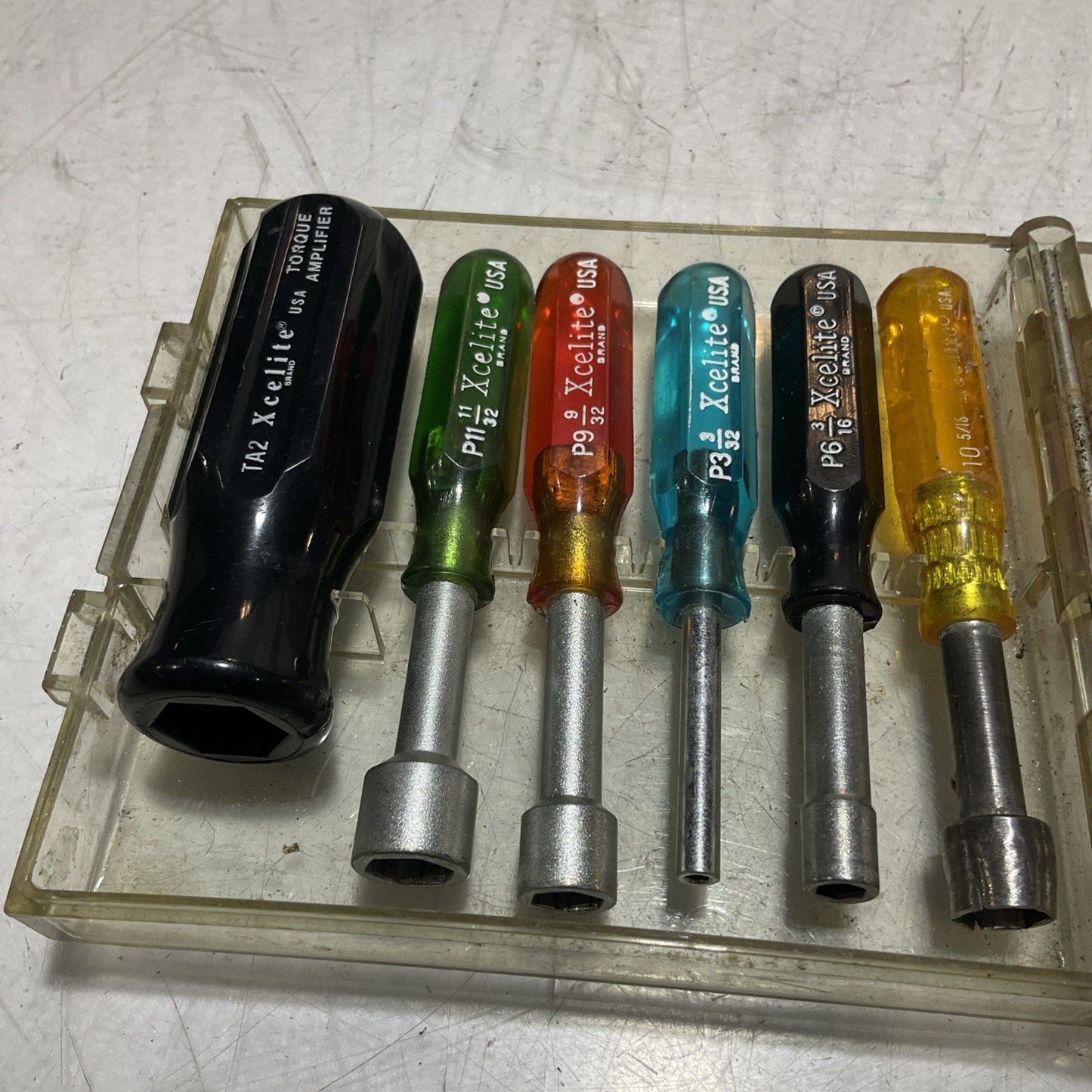 XCELITE  PS-120  NUT DRIVER  SCREWDRIVER SET LOT OF 8 U3S