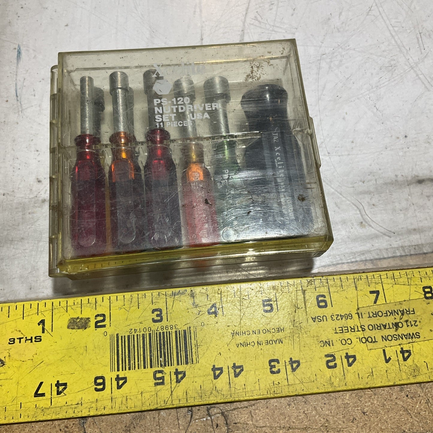 XCELITE  PS-120  NUT DRIVER  SCREWDRIVER SET LOT OF 8 U3S