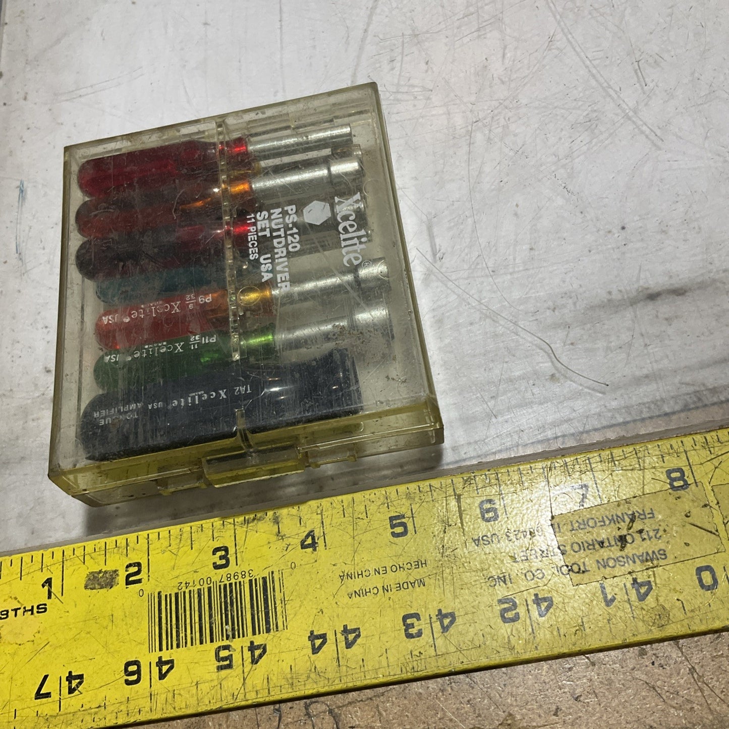 XCELITE  PS-120  NUT DRIVER  SCREWDRIVER SET LOT OF 8 U3S