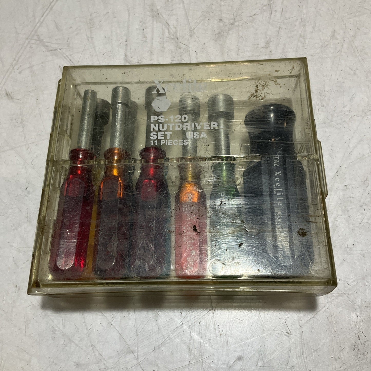 XCELITE  PS-120  NUT DRIVER  SCREWDRIVER SET LOT OF 8 U3S