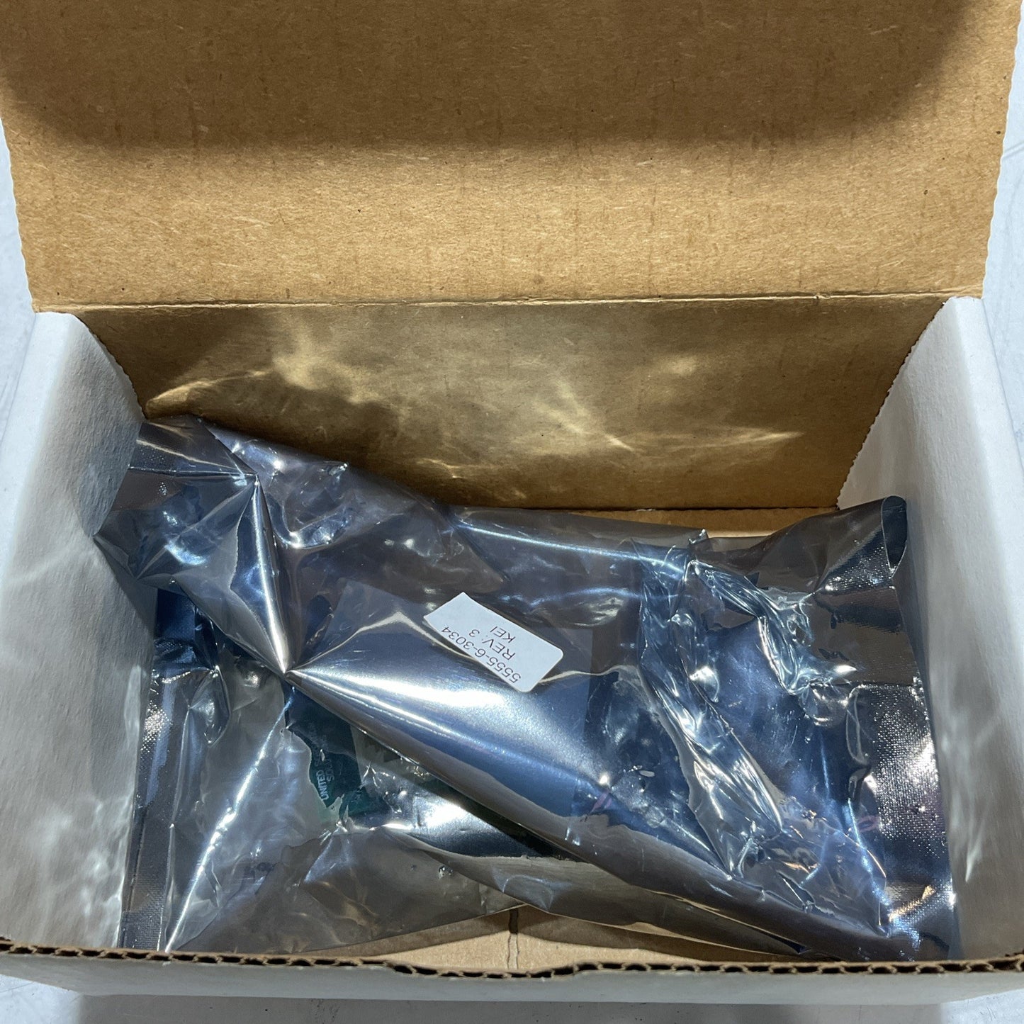 UNITED SORTATION SOLUTIONS 5555-6-3034 REV 3 RJ-11 3 PCB PORT CIRCUIT BOARD U3S