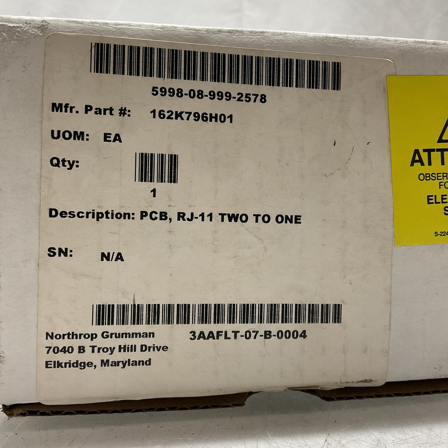 UNITED SORTATION SOLUTIONS 5555-6-3034 REV 3 RJ-11 3 PCB PORT CIRCUIT BOARD U3S