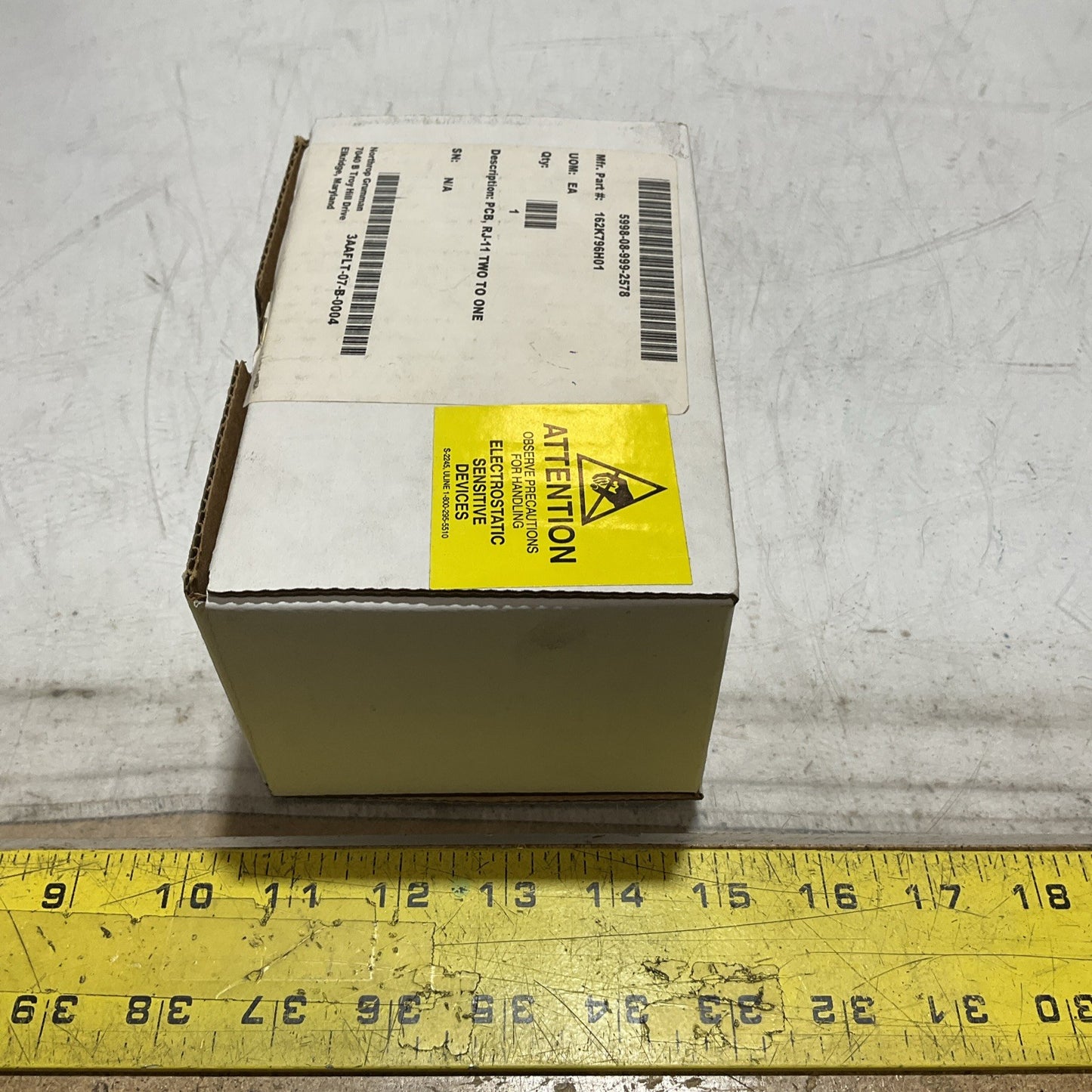 UNITED SORTATION SOLUTIONS 5555-6-3034 REV 3 RJ-11 3 PCB PORT CIRCUIT BOARD U3S