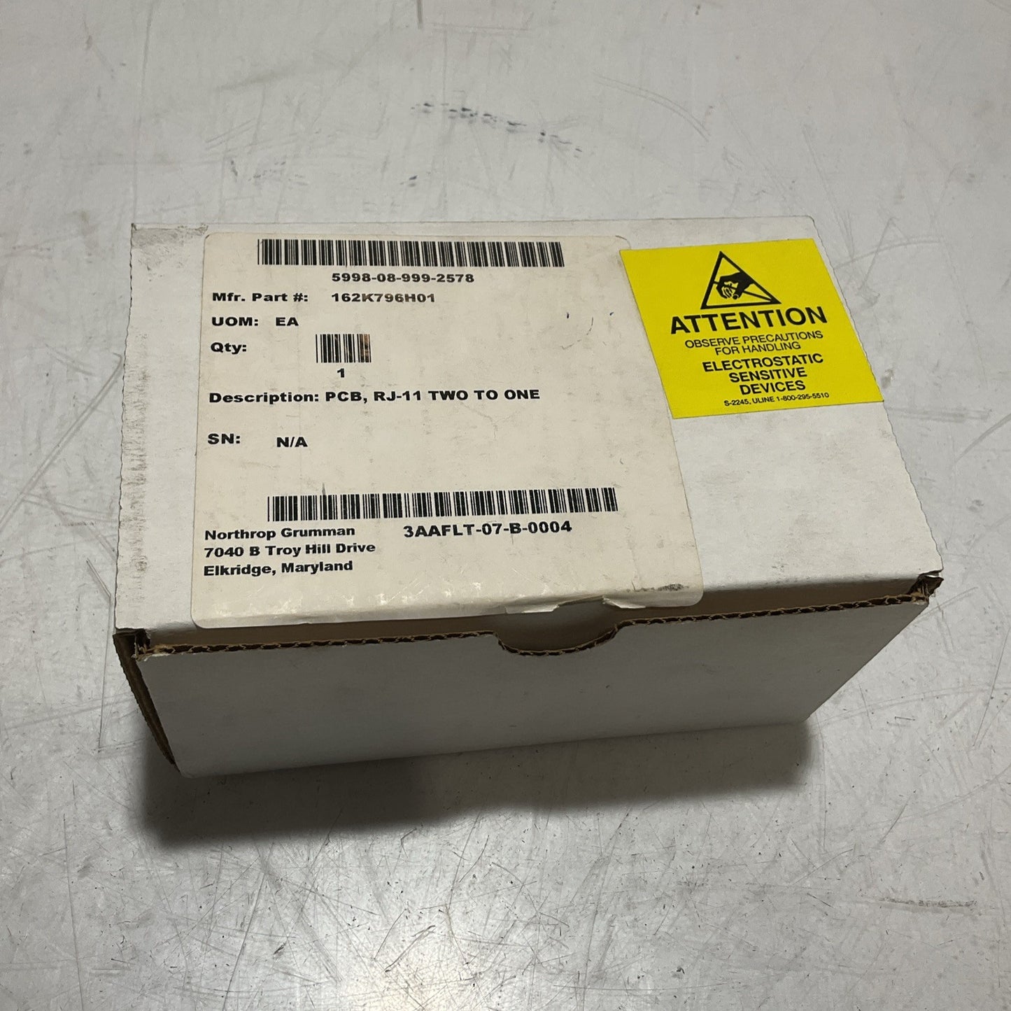 UNITED SORTATION SOLUTIONS 5555-6-3034 REV 3 RJ-11 3 PCB PORT CIRCUIT BOARD U3S