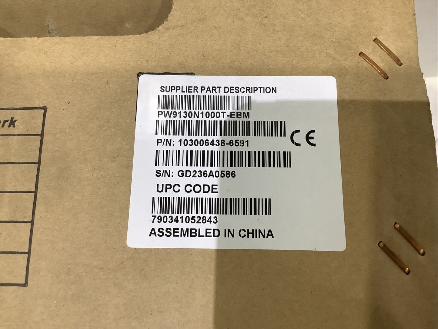EATON 9130 UPS PW9130N1000T-EBM  103006438-6591 TOWER REPLACEMENT BATTERY U3S
