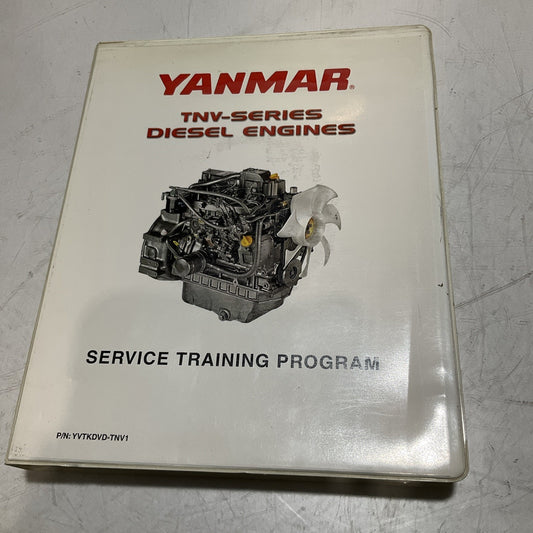 YANMAR DIESEL TNV YVTKDVD-TNV1 0BTNV-U00200 SERVICE TRAINING MANUAL DVD U3S