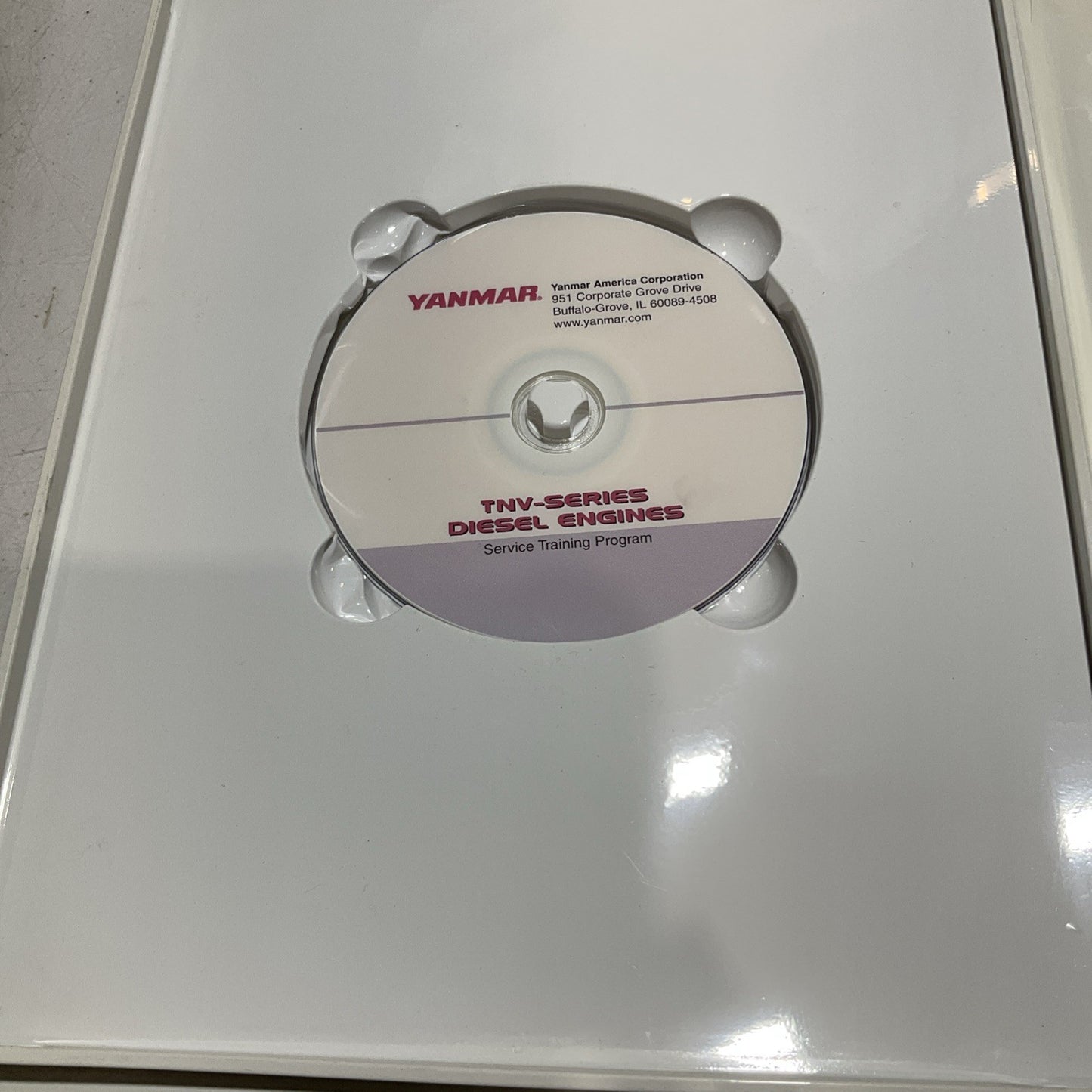 YANMAR DIESEL TNV YVTKDVD-TNV1 0BTNV-U00200 SERVICE TRAINING MANUAL DVD U3S