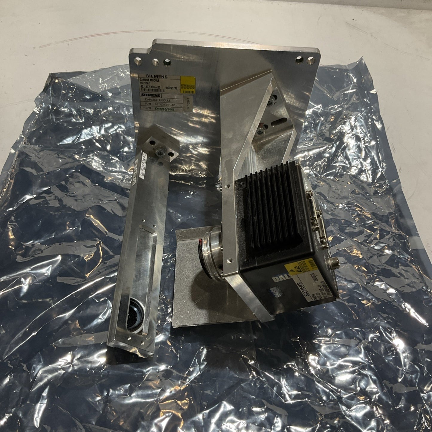DALSA LINE SCAN  SIEMENS HEAD 66.1031.051-00 CAMERA HEAT  MODULE ASSEMBLY U3S