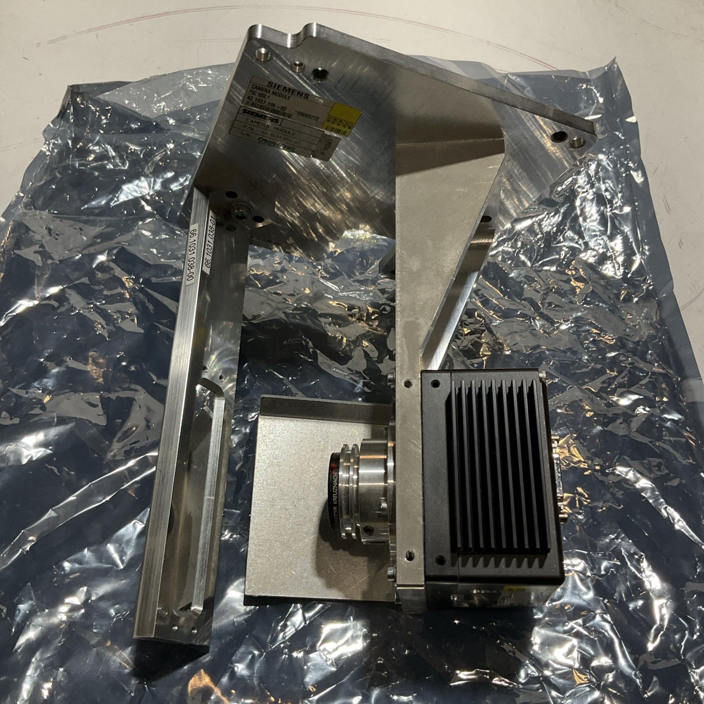 DALSA LINE SCAN  SIEMENS HEAD 66.1031.051-00 CAMERA HEAT  MODULE ASSEMBLY U3S
