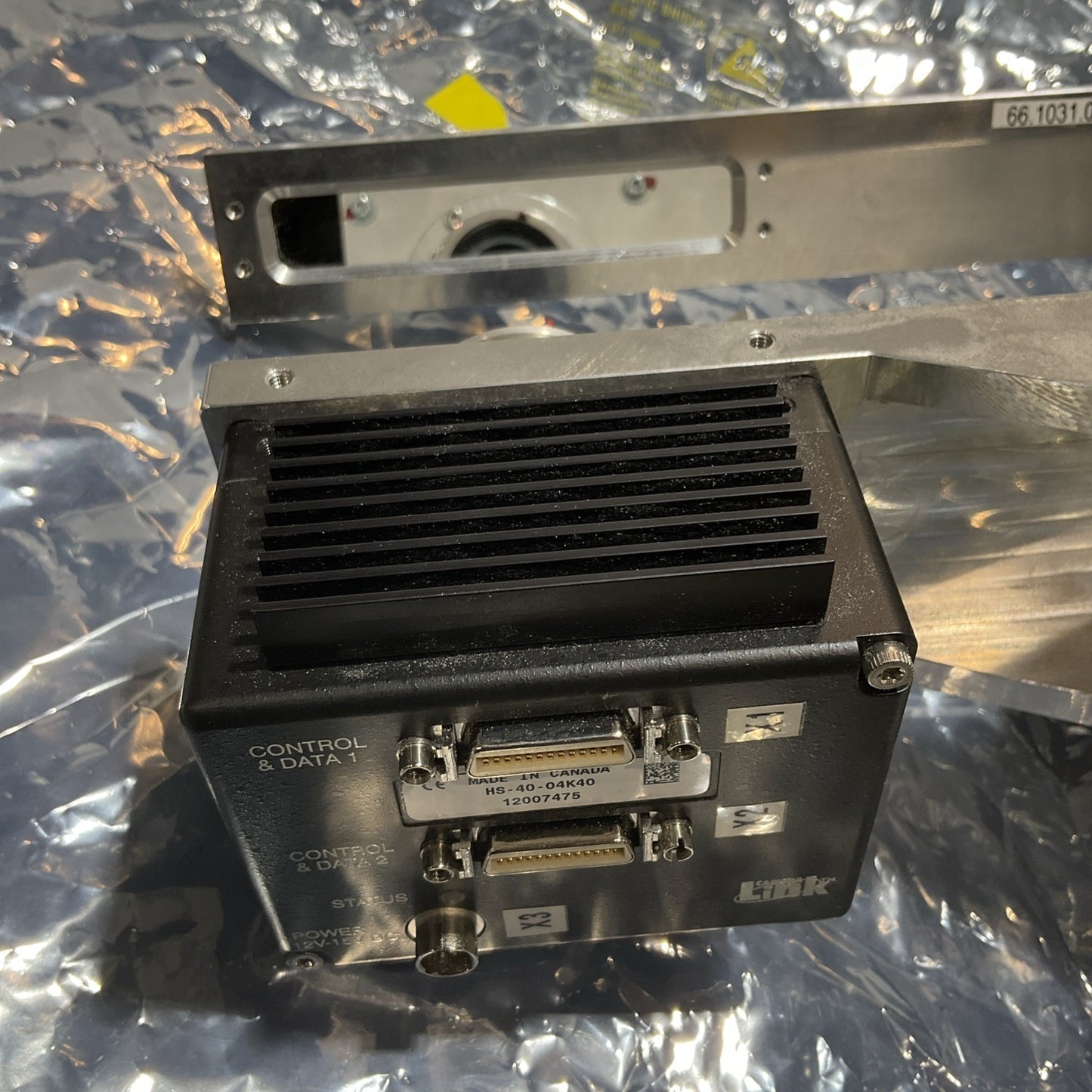 DALSA LINE SCAN  SIEMENS HEAD 66.1031.051-00 CAMERA HEAT  MODULE ASSEMBLY U3S