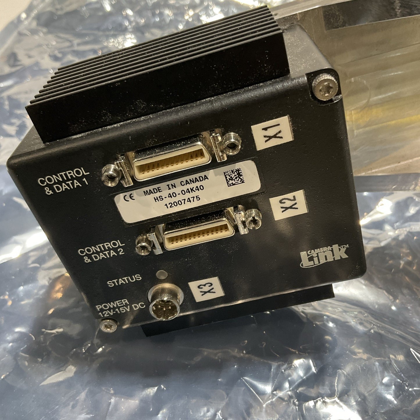 DALSA LINE SCAN  SIEMENS HEAD 66.1031.051-00 CAMERA HEAT  MODULE ASSEMBLY U3S
