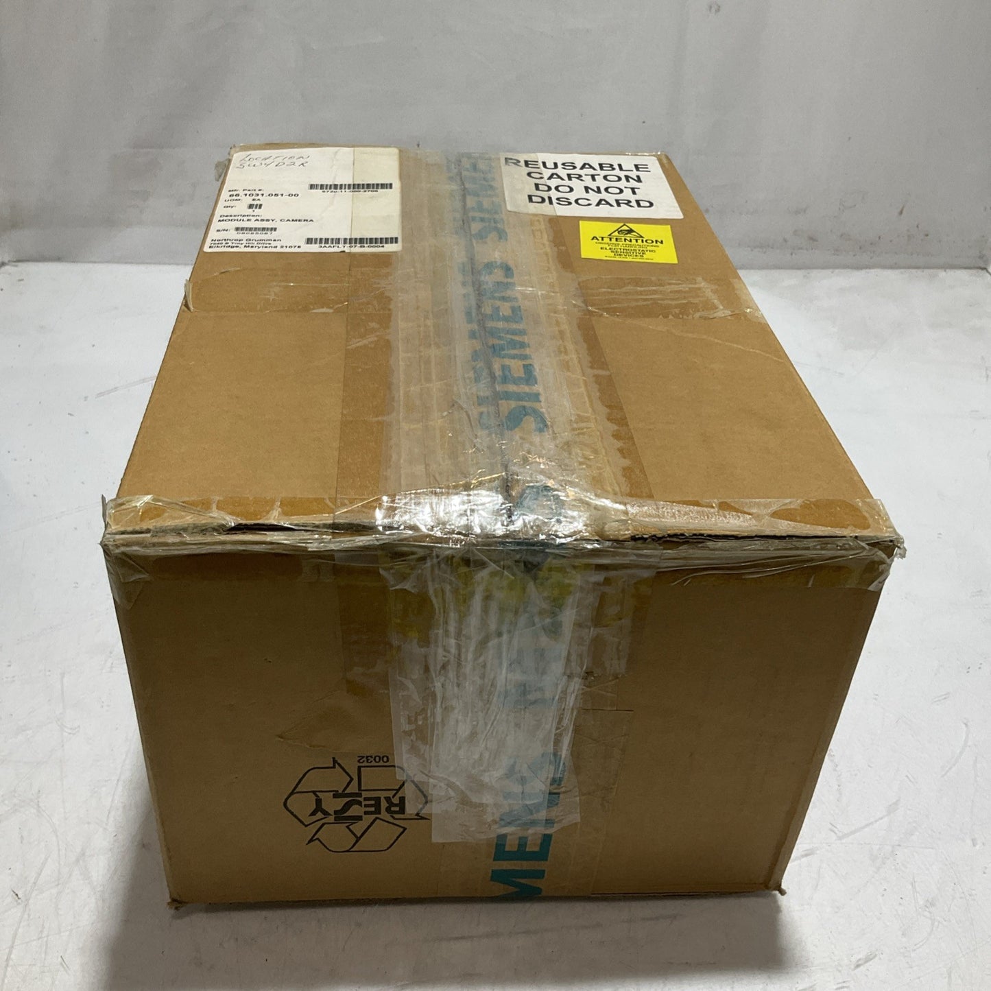 DALSA LINE SCAN  SIEMENS HEAD 66.1031.051-00 CAMERA HEAT  MODULE ASSEMBLY U3S