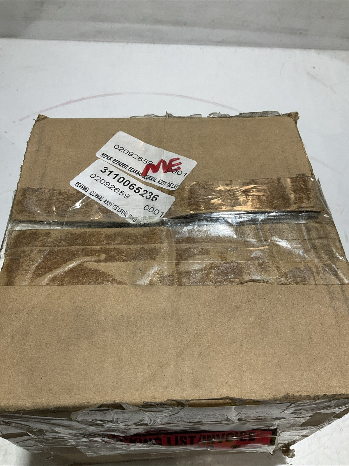 IMO PUMP GP-563FX3 REPAIR REBABBIT DE LAVAL TURBINE ASSEMBLY JOURNAL BEARING 373