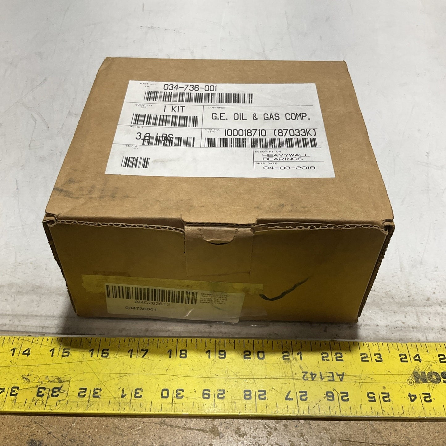 HEAVYWALL BEARING 034-736-001 BEARING SLEEVE TWO HALVES TANG CONNECTION ROD U4M