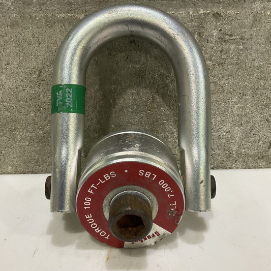 CROSBY CG F-3 7XK CE SWIVEL HOIST RING TORQUE 100 FT-LBS WLL 7000 LBS 107