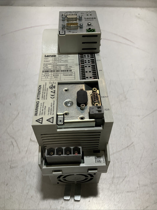 LENZE INTERBUS ECSEA032C4B  DRIVE VARIABLE FREQUENCY  CONTROLLER INVERTE  XE25