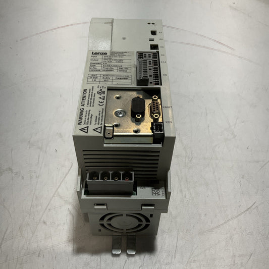 LENZE  ECSEA008C4B  DRIVE VARIABLE FREQUENCY  CONTROLLER  INVERTER  XE25