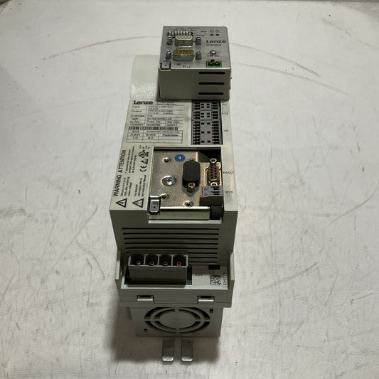 LENZE ECSEA008C4B SERVO DRIVE VARIABLE FREQUENCY CONTROLLER INVERTER XE25