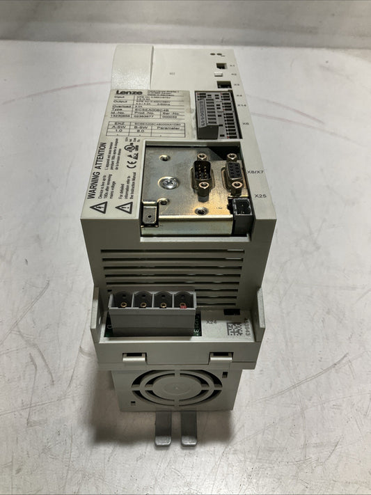 LENZE  ECSEA008C4B  DRIVE  VARIABLE FREQUENCY CONTROLLER INVERTER  EX25