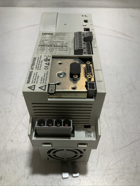 LENZE  ECSEA008C4B  DRIVE VARIABLE FREQUENCY CONTROLLER INVERTER   XE25