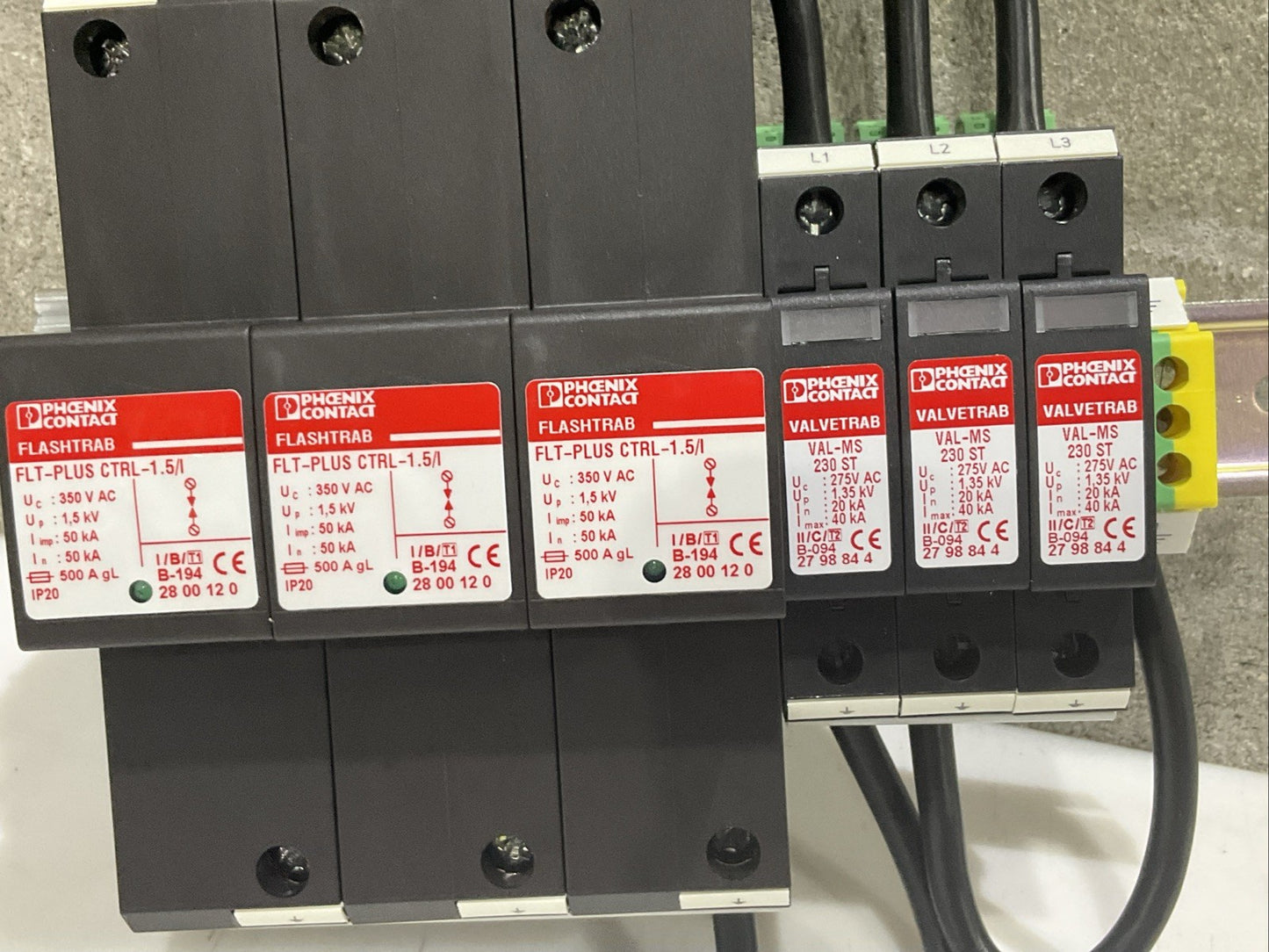 PHOENIX CONTACT 5603415 5651462 1163D TRANSIENT SURGE VOLTAGE SUPPRESSION KITU3S