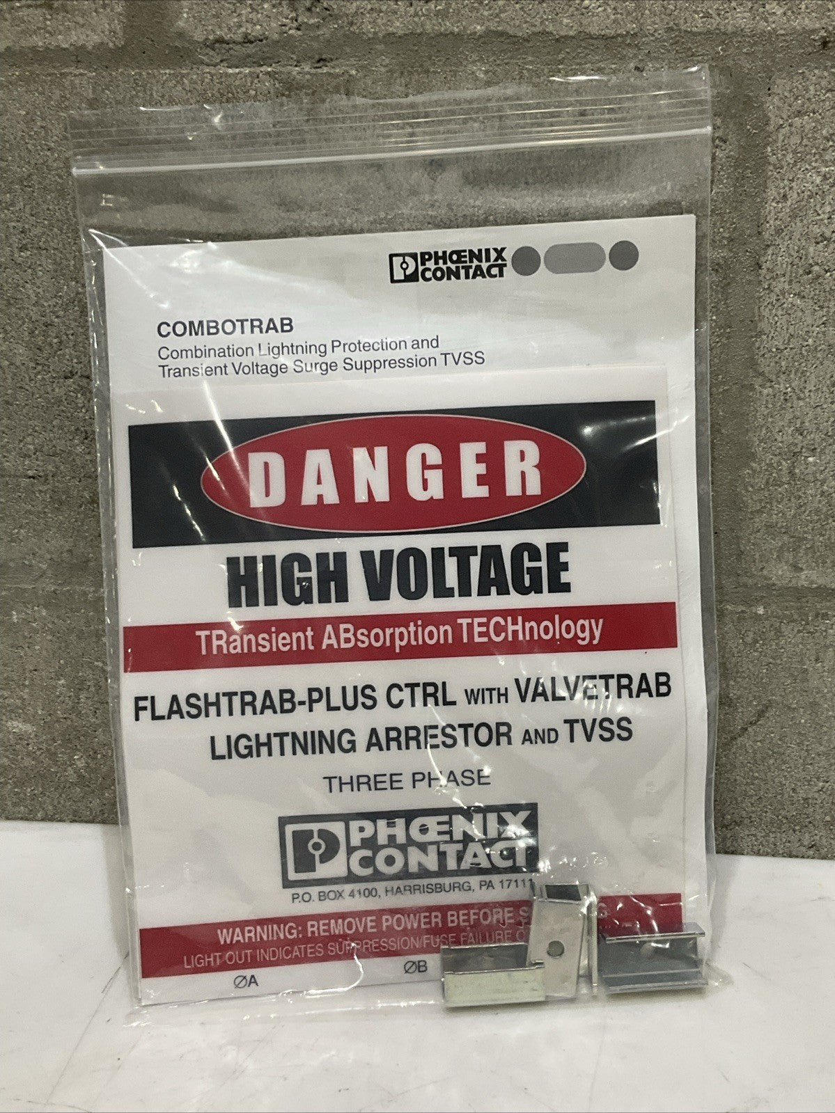 PHOENIX CONTACT 5603415 5651462 1163D TRANSIENT SURGE VOLTAGE SUPPRESSION KITU3S