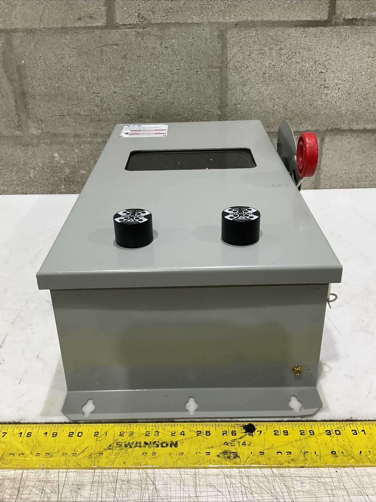 EATON DH363FDKW 2GVM HEAVY DUTY SAFETY SWITCH 100A 600 3 POLE U3S