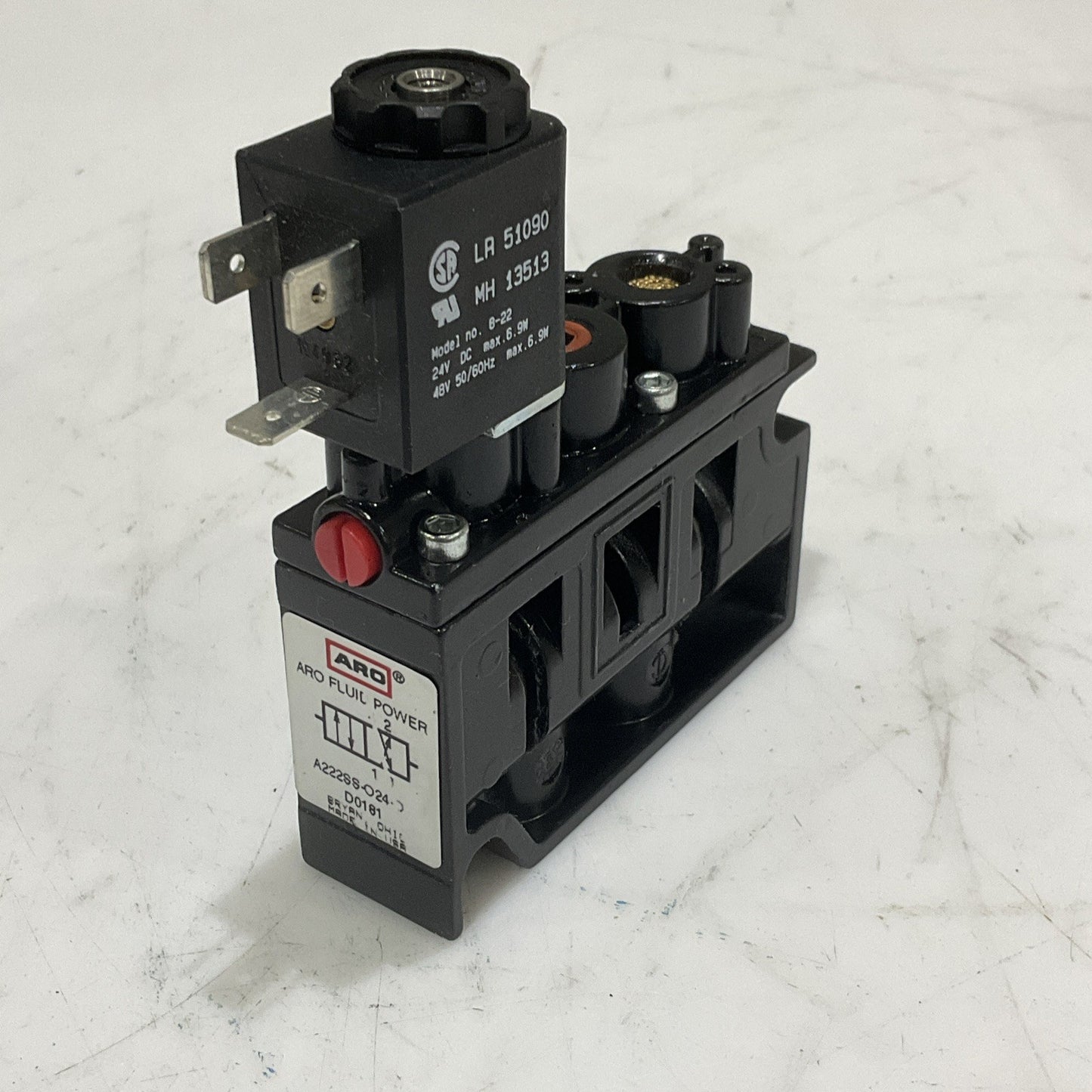 ARO A 222 SS O24 D FLUID POWER VALVE A222S024D Z2M