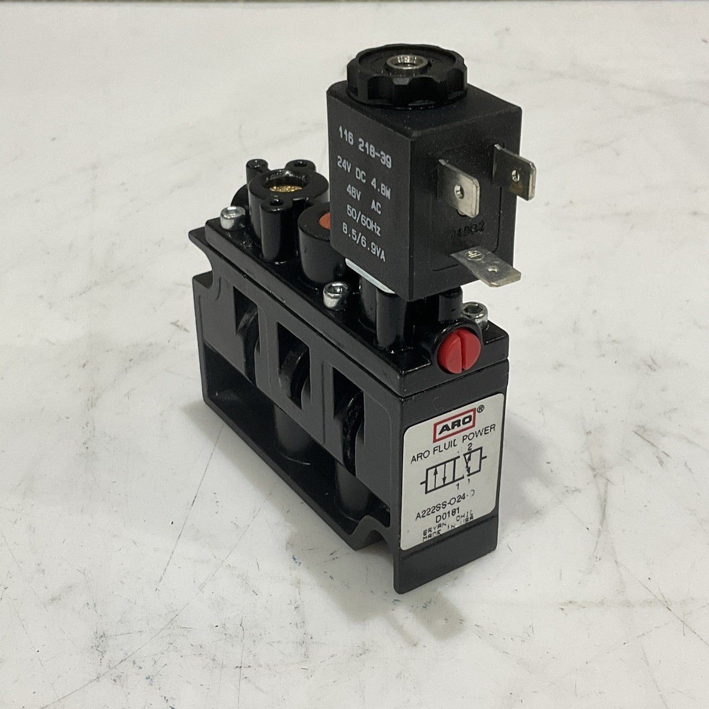 ARO A 222 SS O24 D FLUID POWER VALVE A222S024D Z2M