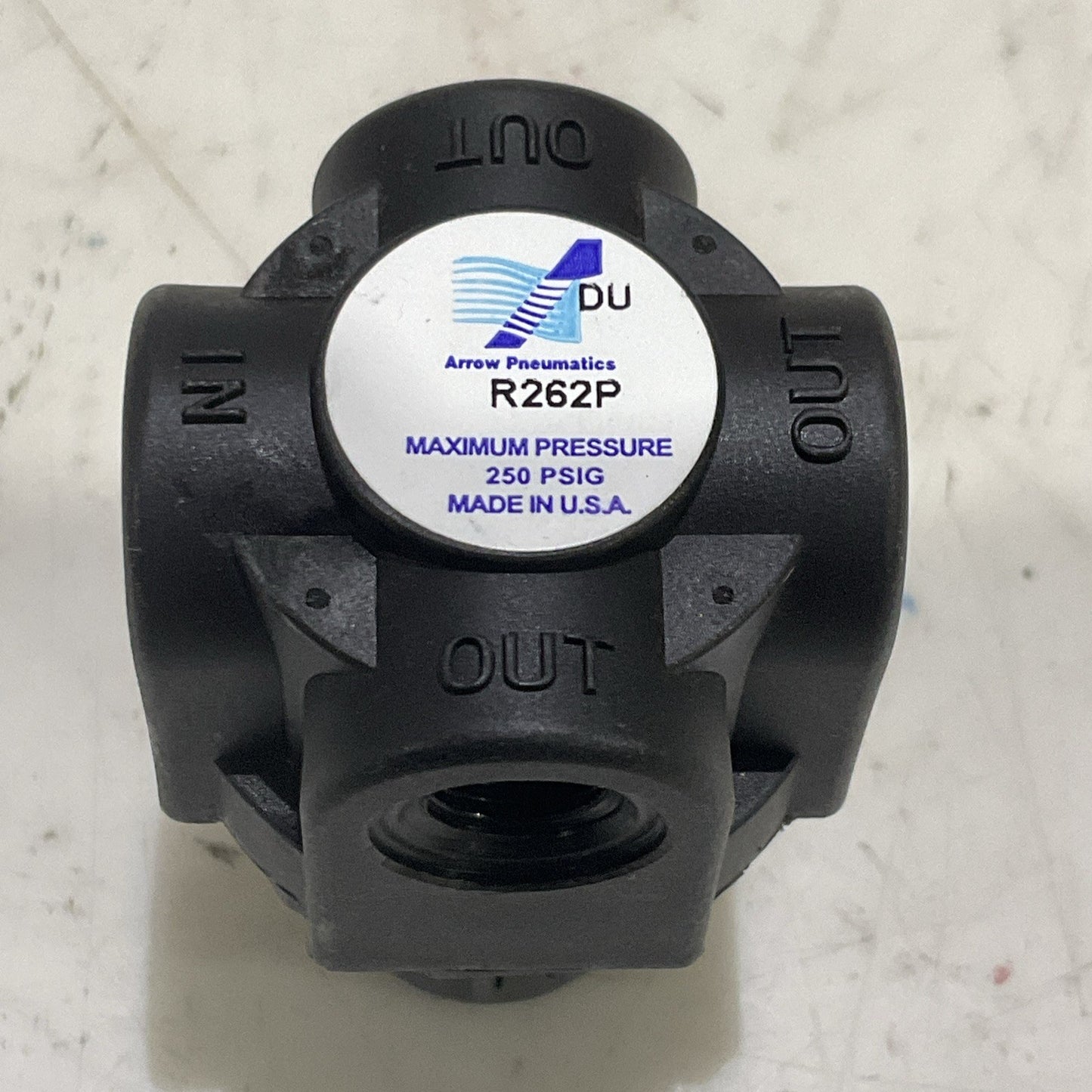 ARROW PNEUMATICS R262P MINI REGULATOR 1/4 IN LOT OF 6 Z2M