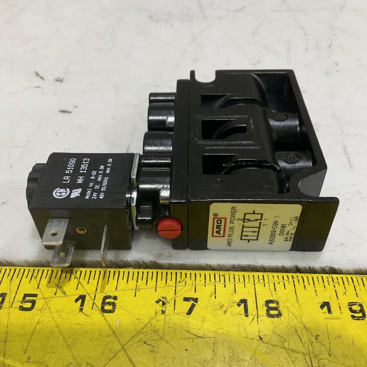 ARO A 222 SS O24 D FLUID POWER VALVE A222S024D Z2M
