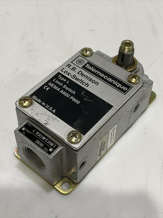 TELEMECANIQUE L100WS2M1 KIMIT SWITCH TYPE L 479