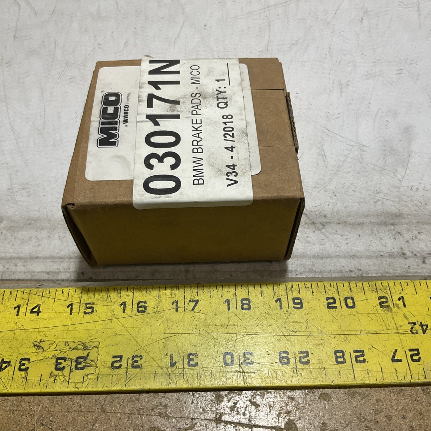 NABRICO MICO 030171N V34-4/2018  BMW BRAKE  PADS RM6