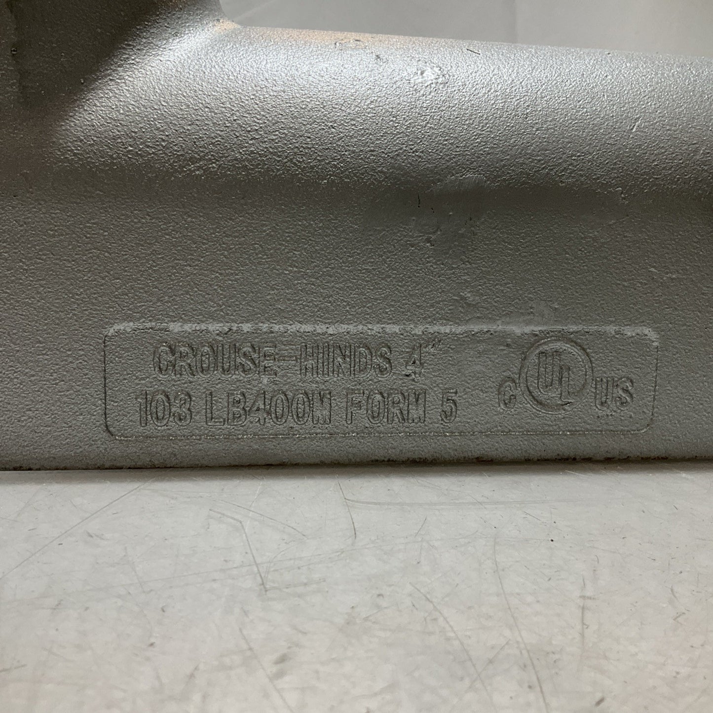 CROUSE-HINDS CONDULET LB400M  4’IN  TYPE LB RIGD CONDUIT OUTLET BODY  U3S