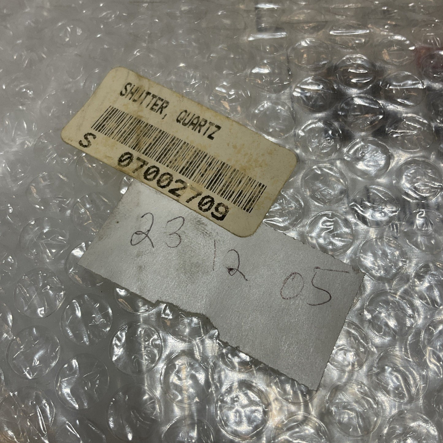 HERAEUS  77303  SHUTTER QUARTZ  TELL  1105-300428-12  777