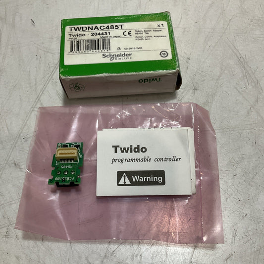 SCHNEIDER  ELECTRIC TWDNAC485T INTERFACE  ADAPTER & PROGRAMMABLE CONTROLLER  RM6