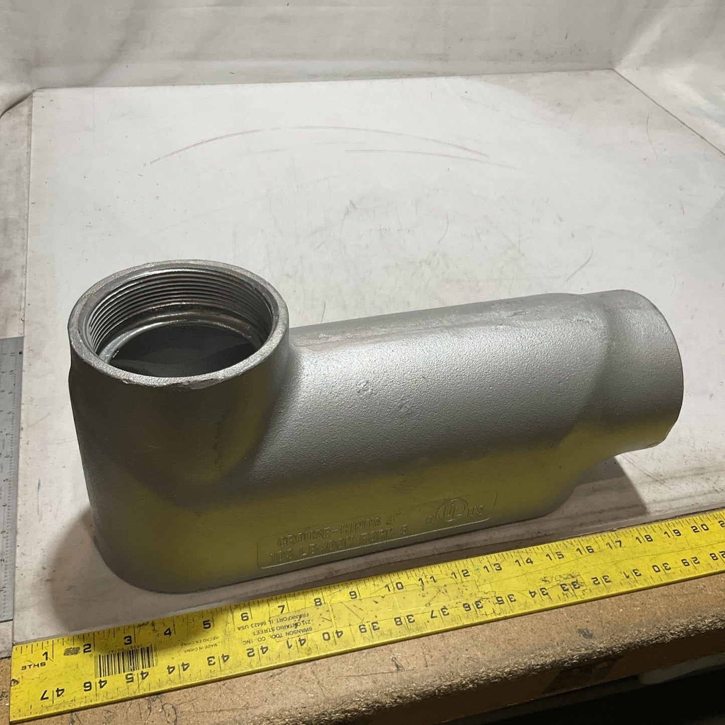 CROUSE-HINDS CONDULET LB400M  4’IN  TYPE LB RIGD CONDUIT OUTLET BODY  U3S